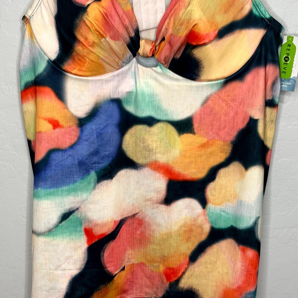 Lane Bryant Swim by Cacique Water Color Tankini NWT 38D - Picture 3 of 7